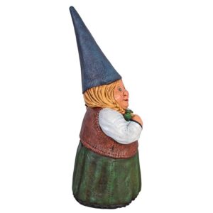 Design Toscano NE100100 23 1/2 Inch Mother Dagmar Gnome Statue - Blue and Gold