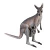 Design Toscano NE100105 49 1/2 Inch Australian Outback Kangaroo Statue