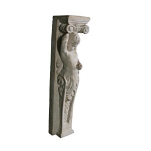 Design Toscano NE107015 11 1/2 Inch Left Fontainebleau Cherub Pilaster