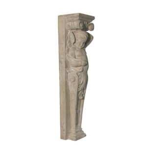 Design Toscano NE107017 11 1/2 Inch Right Fontainebleau Cherub Pilaster