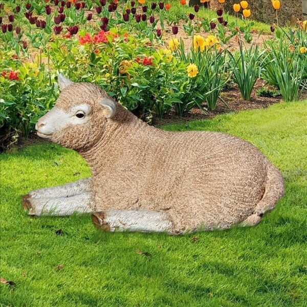 Design Toscano NE110012 24 Inch Merino Lamb Resting