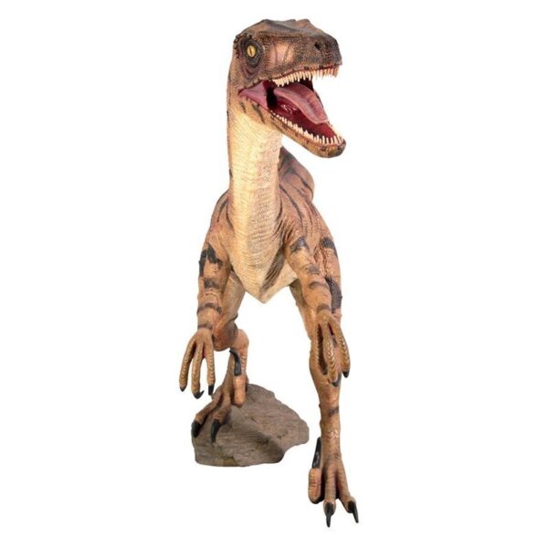 Design Toscano NE110015 106 Inch Velociraptor Dinosaur Statue