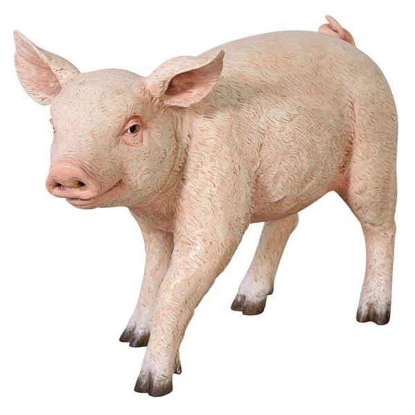 Design Toscano NE110084 10 Inch Piglet Porker Baby Hog Statue