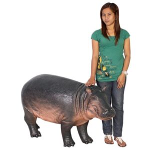 Design Toscano NE110087 50 Inch Bobo the Baby Hippo Statue