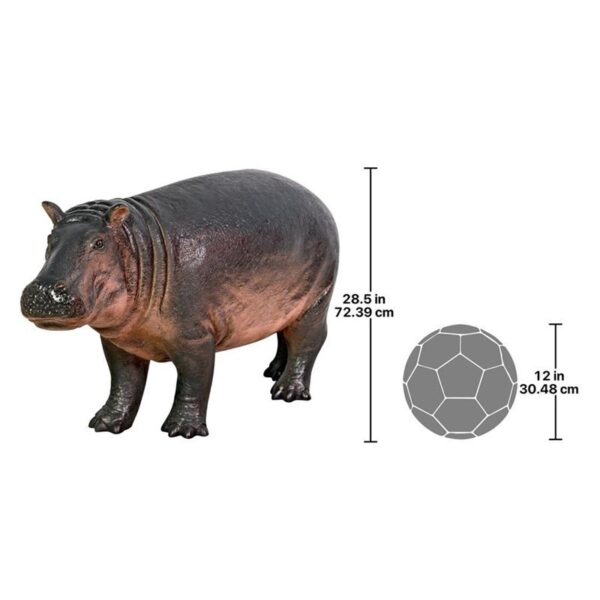 Design Toscano NE110087 50 Inch Bobo the Baby Hippo Statue