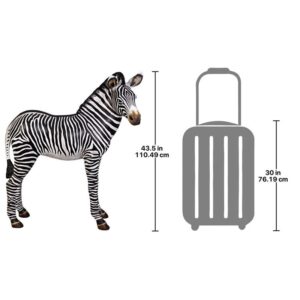 Design Toscano NE110099 38 Inch Grand Scale Zebra Foal Statue