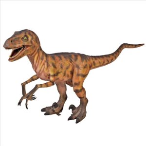 Design Toscano NE120002 113 Inch Deinonychus Dinosaur Statue