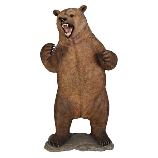 Design Toscano NE120049 43 Inch Growling Grizzly Bear Statue