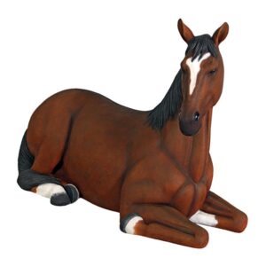 Design Toscano NE120059 70 Inch Resting Quarter Horse Statue