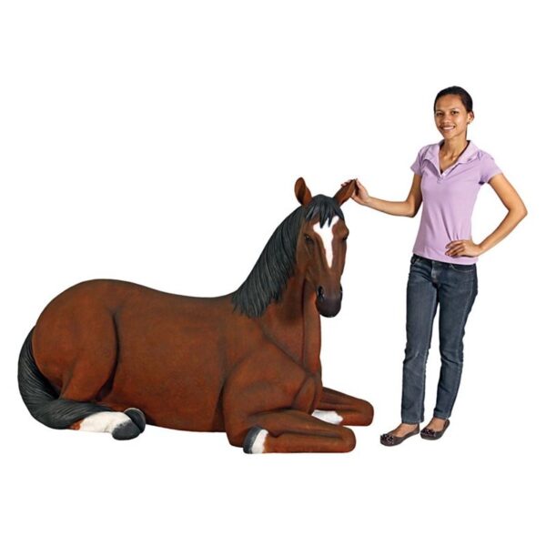 Design Toscano NE120059 70 Inch Resting Quarter Horse Statue