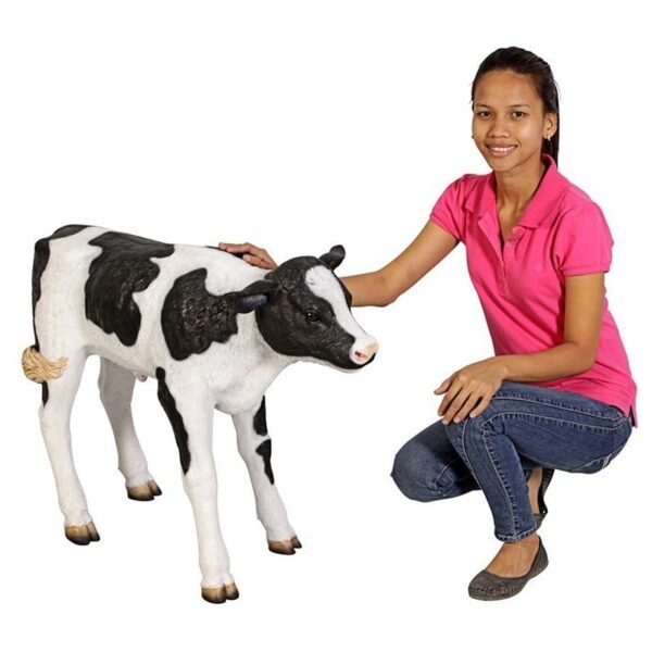 Design Toscano NE120076 35 Inch Buttercup Holstein Calf Statue