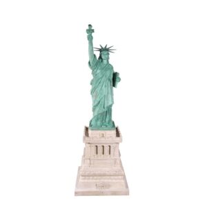 Design Toscano NE130049 24 1/2 Inch Statue of Liberty on Pedestal Statue