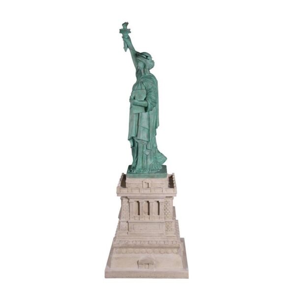 Design Toscano NE130049 24 1/2 Inch Statue of Liberty on Pedestal Statue