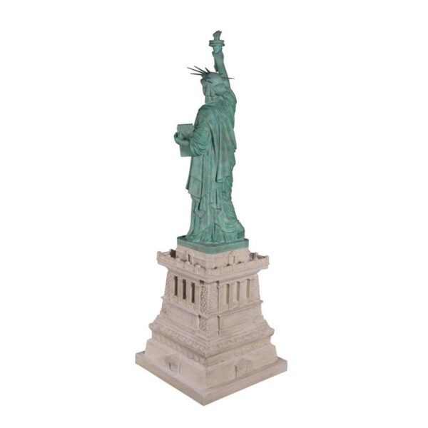 Design Toscano NE130049 24 1/2 Inch Statue of Liberty on Pedestal Statue