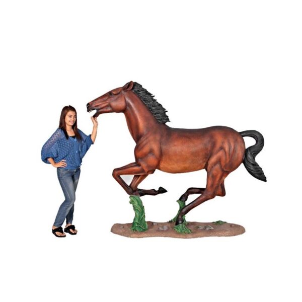 Design Toscano NE130054 89 Inch Galloping Quarter Horse Statue