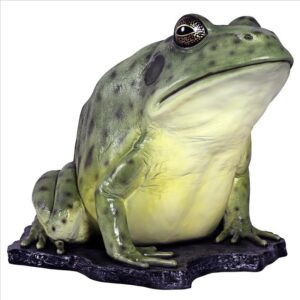 Design Toscano NE130060 50 Inch Great Green Barred Frog Statue