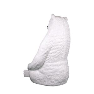 Design Toscano NE130086 66 Inch Sitting Pretty Oversized Polar Bear