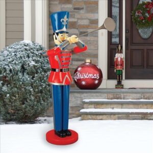 Design Toscano NE140008 71 1/2 Inch Giant Trumpeting Soldier Statue