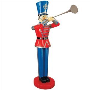 Design Toscano NE140009 31 Inch Medium Trumpeting Soldier Statue