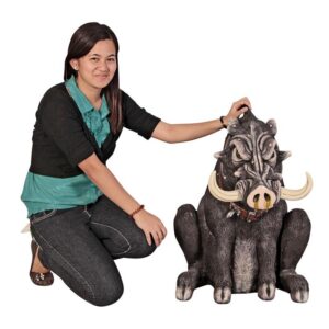 Design Toscano NE150150 29 Inch Bad Intentions Warthog Statue