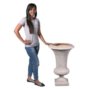 Design Toscano NE150233 20 1/2 Inch Viennese Architectural Garden Urn, Medium