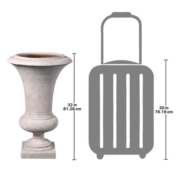 Design Toscano NE150233 20 1/2 Inch Viennese Architectural Garden Urn, Medium