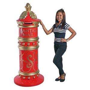 Design Toscano NE150239 25 1/2 Inch Santas North Pole Holiday Mailbox