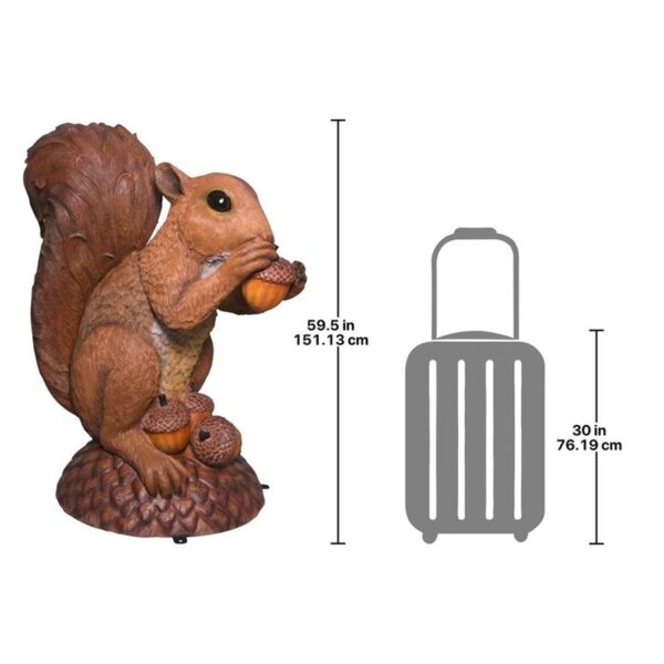 Design Toscano NE150347 47 1/2 Inch Wirral the Enormous Squirrel Statue