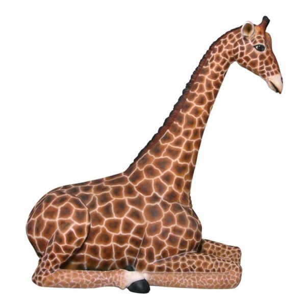 Design Toscano NE160022 76 1/2 Inch Dakarai Grande Sitting Giraffe Statue