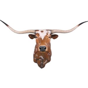 Design Toscano NE160122 71 Inch Texas Long Horn Bull Wall Trophy