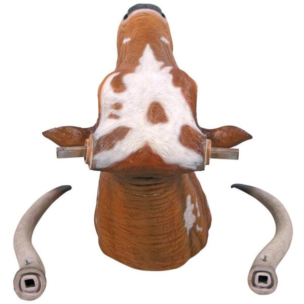 Design Toscano NE160122 71 Inch Texas Long Horn Bull Wall Trophy