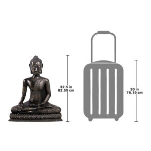 Design Toscano NE160267 27 1/2 Inch Sukhothai Buddha Asian Garden Statue