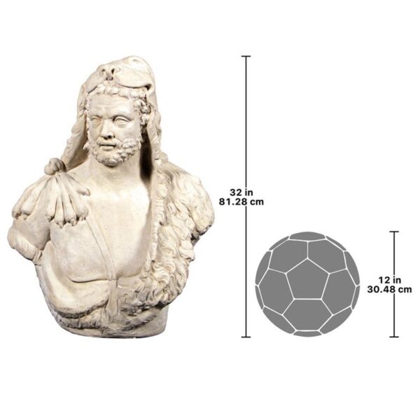 Design Toscano NE160270 25 1/2 Inch Hercules Bust