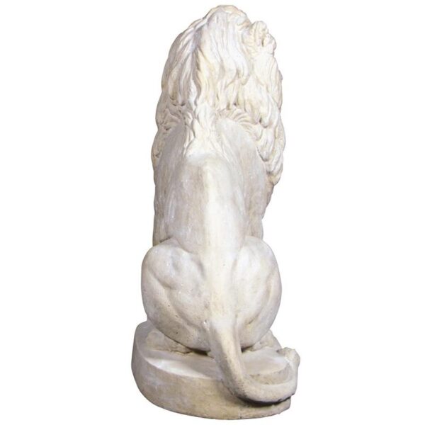 Design Toscano NE1602745 24 Inch Stately Chateau Lion Statue Left