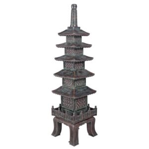 Design Toscano NE170014 18 1/2 Inch Grande Nara Temple Pagoda