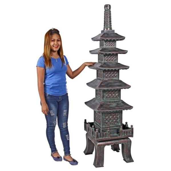 Design Toscano NE170014 18 1/2 Inch Grande Nara Temple Pagoda