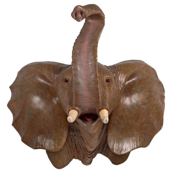 Design Toscano NE170186 39 1/2 Inch Elephant Head Wall Decor