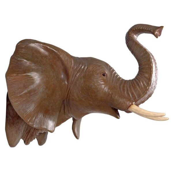 Design Toscano NE170186 39 1/2 Inch Elephant Head Wall Decor