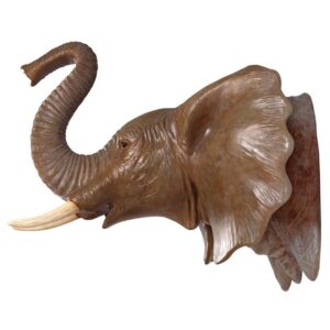 Design Toscano NE170186 39 1/2 Inch Elephant Head Wall Decor