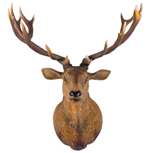 Design Toscano NE170216 51 Inch Grand Stag Head Wall Decor