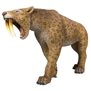 Design Toscano NE180148 69 Inch Sabre Toothed Tiger Statue