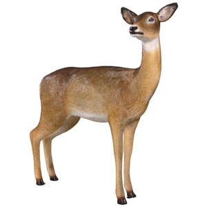 Design Toscano NE190015 46 1/2 Inch Doe White Tail Deer Statue