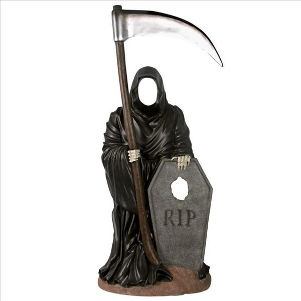 Design Toscano NE190181 40 1/2 Inch Halloween Grim Reaper Life Size Statue