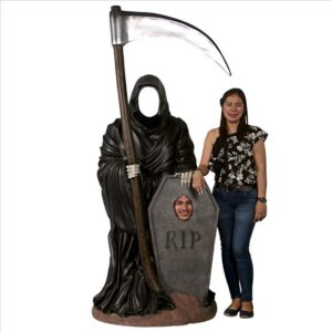 Design Toscano NE190181 40 1/2 Inch Halloween Grim Reaper Life Size Statue