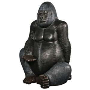 Design Toscano NE200037 52 Inch Grande Silverback Gorilla Statue