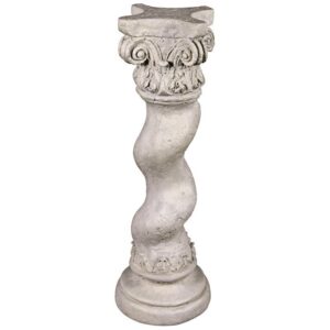 Design Toscano NE200051 6 Inch Capitoline Barley Twisted Column