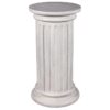 Design Toscano NE200054 16 Inch Roman Doric Column Classical Fluted Plinth, Large