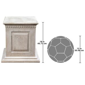 Design Toscano NE200158 17 1/2 Inch Larkin Statuary Pedestal Plinth