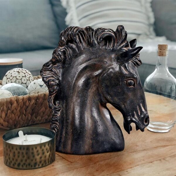 Design Toscano NE20501 16 Inch Magnificent Stallion Horse Head Bust