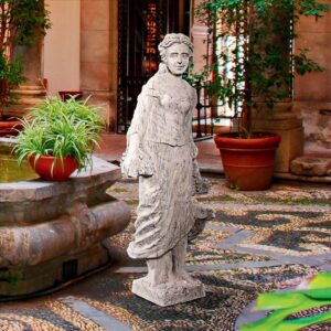 Design Toscano NE210132 20 Inch Flora Goddess of Flowering Plants Statue